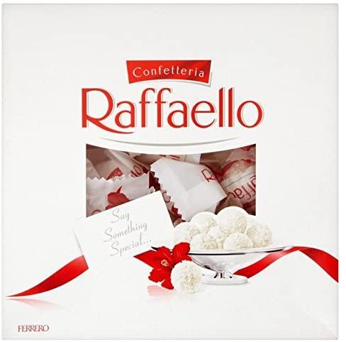 Ferrero Chocolate pralines collection box with Raffaello, Ferrero