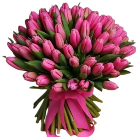 Adour Pink Tulips Bouquet