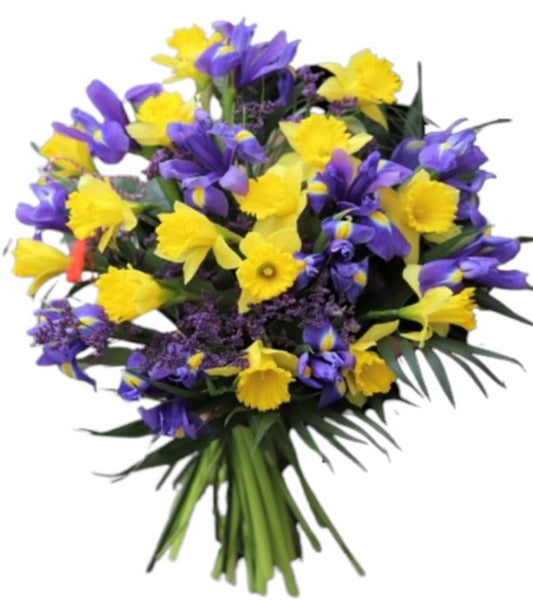 Iris And Daffodils Bouquet