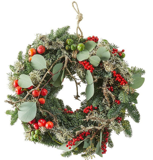 Berry and Malus Christmas Wreath