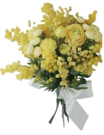Bouquet of Mimosa and Ranunculus