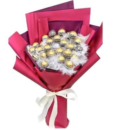 Chocolate Bouquet with Feathers