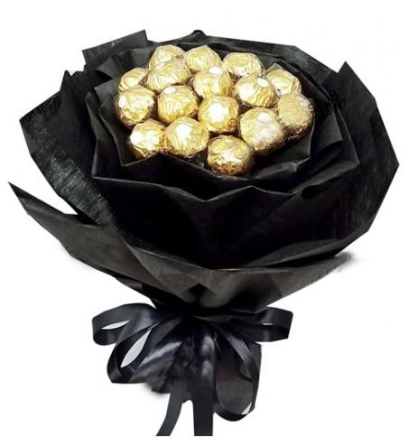 Classic Black Chocolates Bouquet