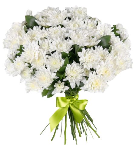 Classic White Chrystanthemum Bouquet