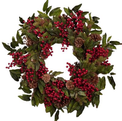 Classic Wreath with Red Berry