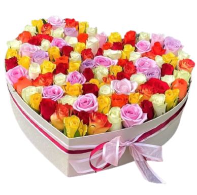 Colorful Roses Box