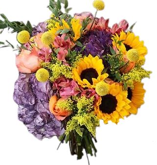 Colourful Sunny Bouquet
