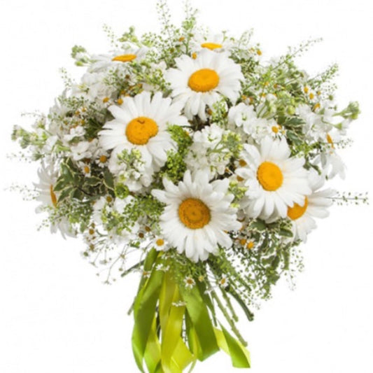 Daisies and Stock Bouquet