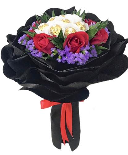 Flowers and Chocolates Bouquet
