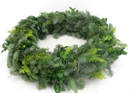 Fresh Mix Spurs and Conifer Wreath