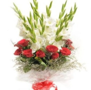 Gladiolus with Roses Bouquet