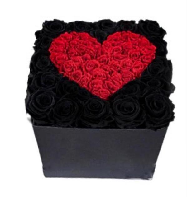 Heart in Roses Box