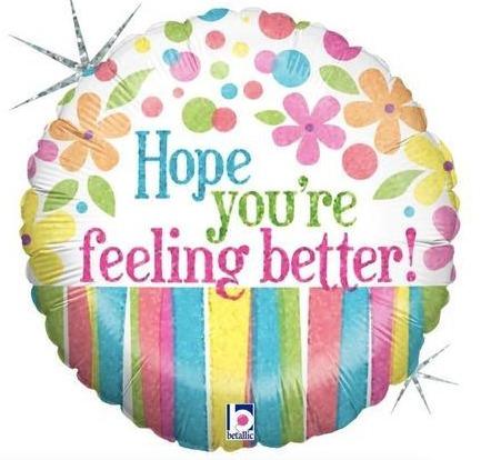 Hope you're feeling better Balloon