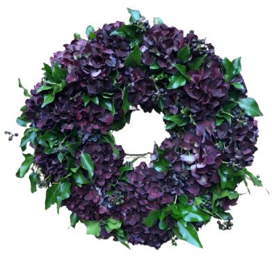 Hydrangea Door Wreath