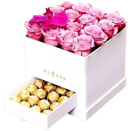 Lavender Roses and Chocolate Secret Box