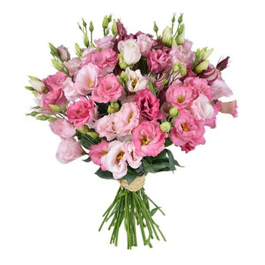 Light and Dark Pink Lisianthus Bouquet