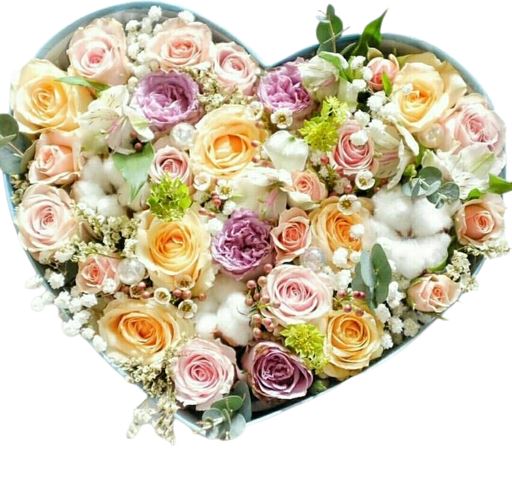 Lovely Box of Pastel Roses