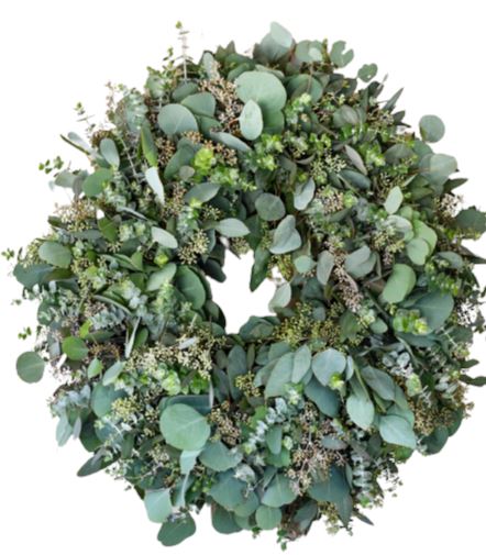 Natural Populus Berry Wreath