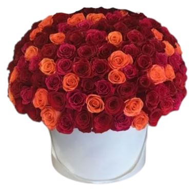 Orange and Roses Luxury Box