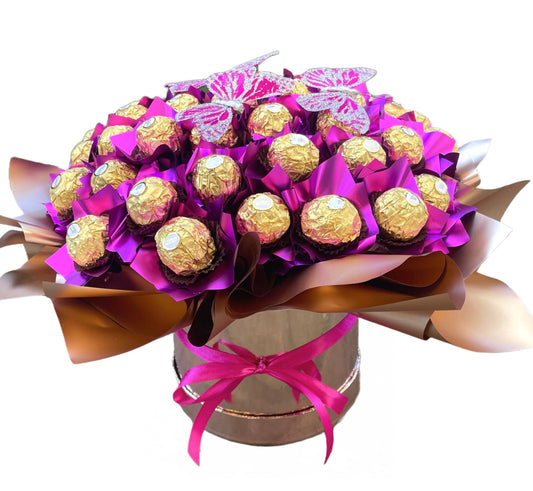 Pink and Gold Box of Chocolates