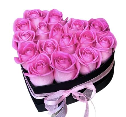 Pink Roses Box