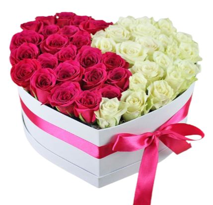 Pretty Box of Roses