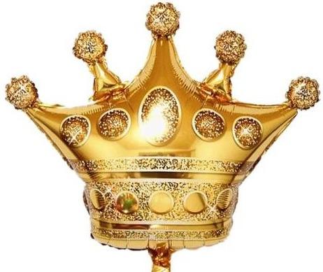 Princess Gold Crown Balloon