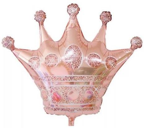 Princess Rose Gold Crown Balloon