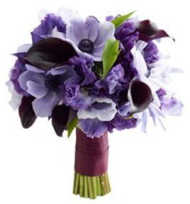 Purple Bouquet with Sweet Pea