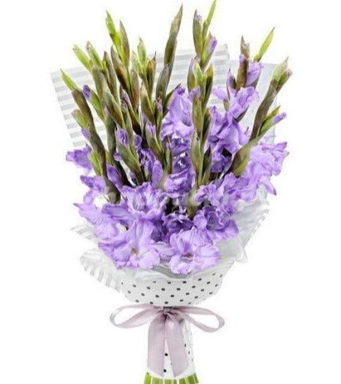 Purple Gladiolus Bouquet