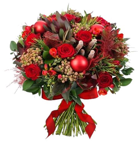 Red Charm Roses Bouquet