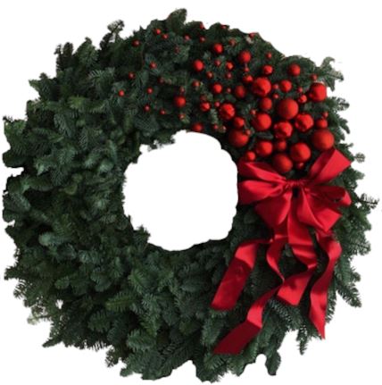 Red Dots Festive Wreath