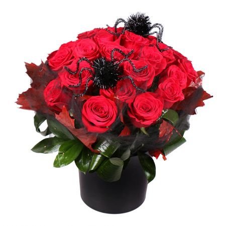 Red Roses Halloween Box