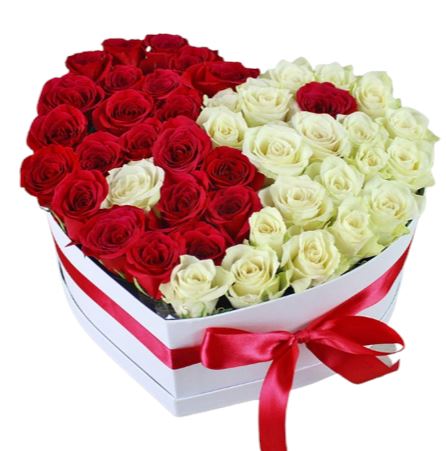 Romantic Love Box of Roses