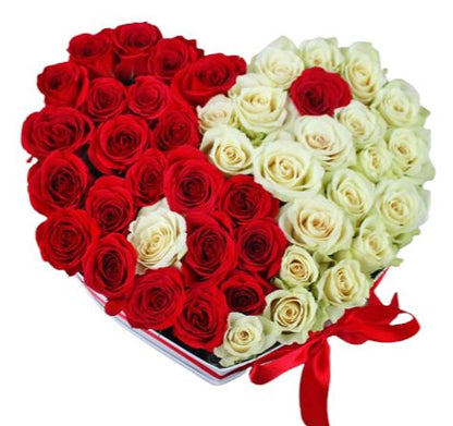 Romantic Love Box of Roses