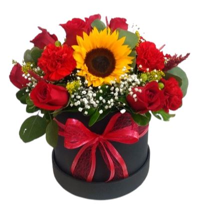 Roses and Sunflower Box