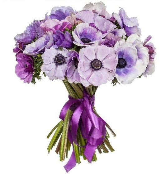 Shades of Purple Anemone Bouquet