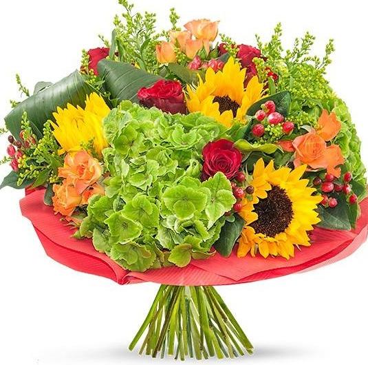 Sunny Bouquet with Hydrangea