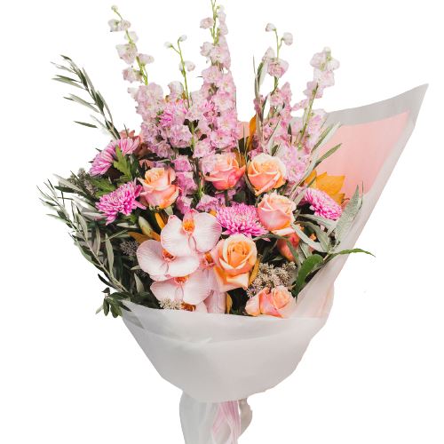Sweet Bouquet with Delphinium