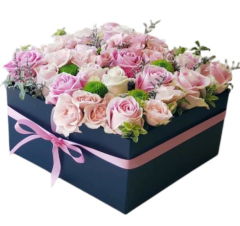 Sweet Pastel Roses Box