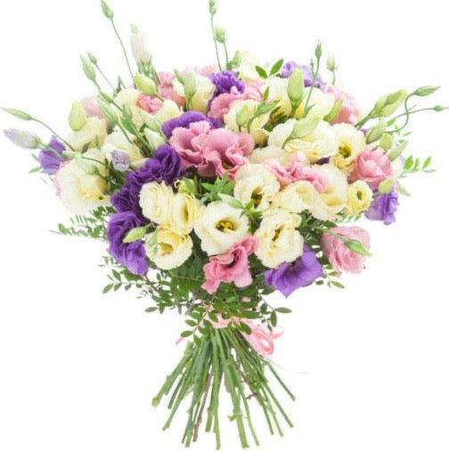 Three Colours Lisianthus Bouquet