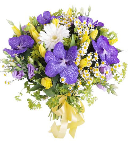 Yellow and Purple Bouquet